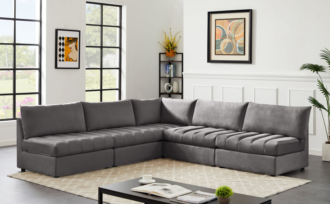 Jacob - Modular Corner Armless Sectional 5 Piece