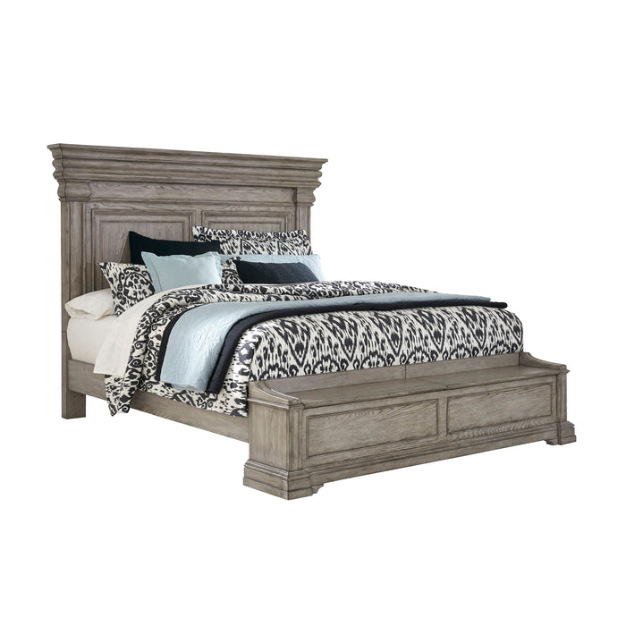 Madison Ridge - Panel Bed With Blanket Chest Footboard