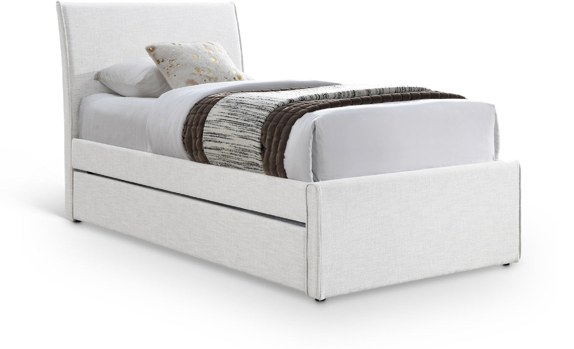 Myles - Linen Twin Trundle Bed