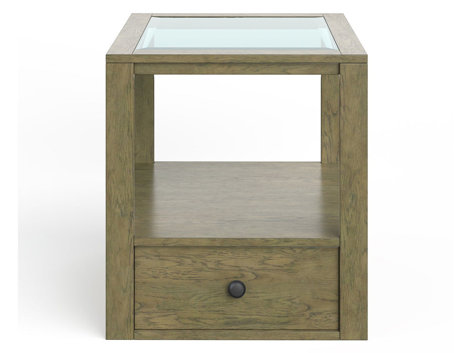 Hardison - Rectangular End Table - Warm Stone