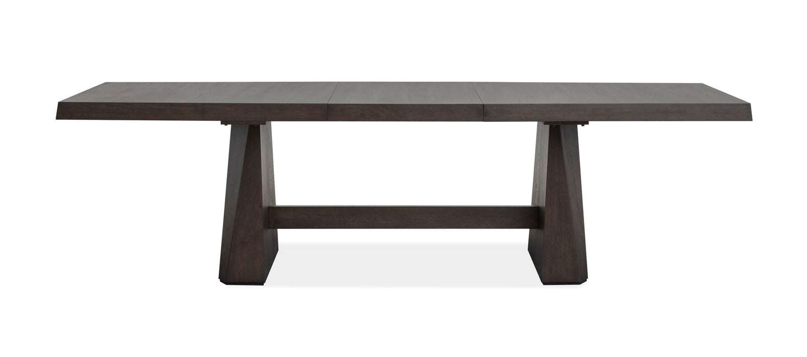 Tauren - Extendable Double Pedestal Dining Table - Coffee Bean