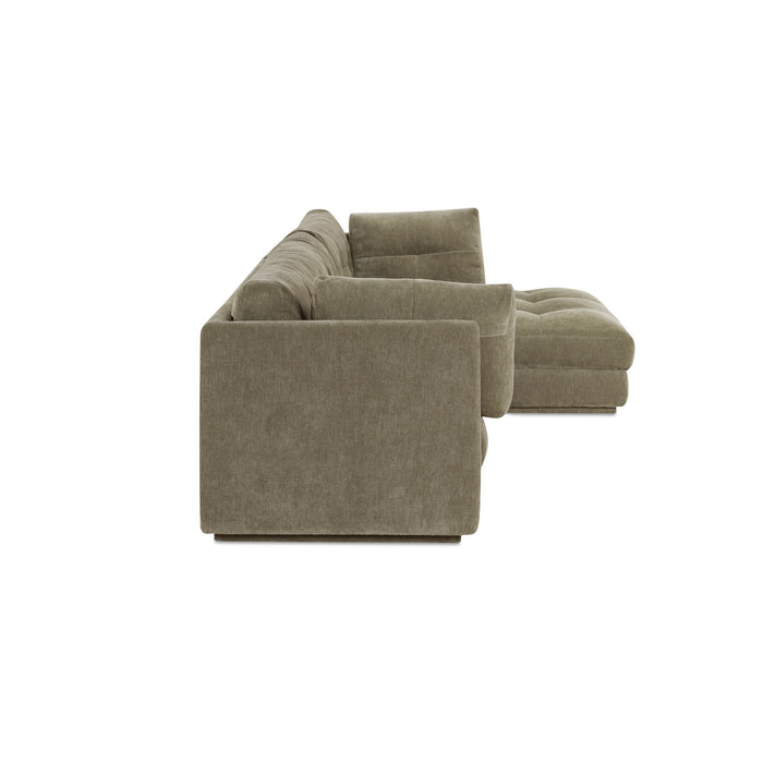 Mischa - Right Sectional - Sage Green