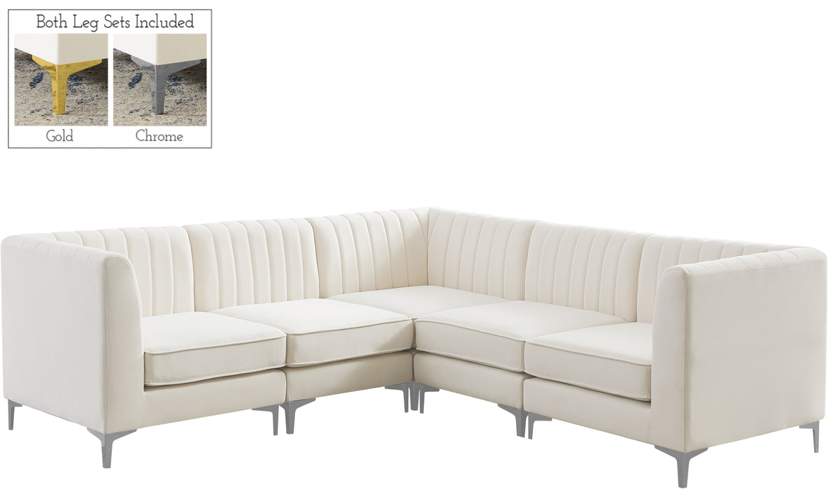 Alina - 5 Piece Modular Corner Sectional