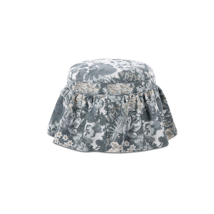Heidi - Storage Ottoman Tapestry - Blue / Gray