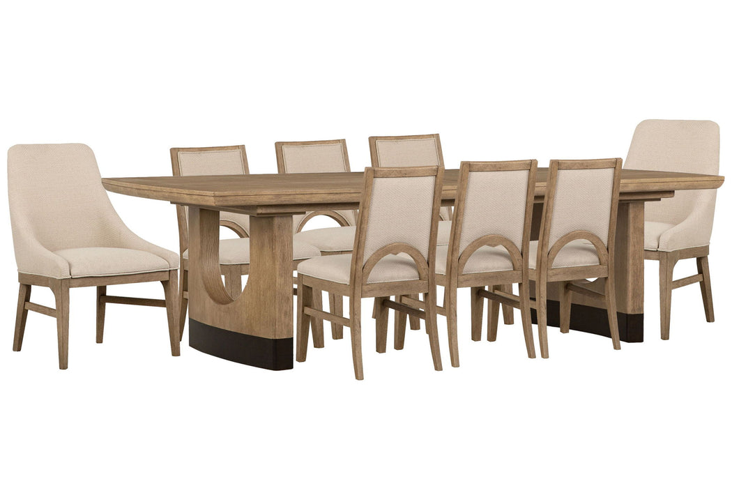Tristan - Extendable Trestle Dining Table Set