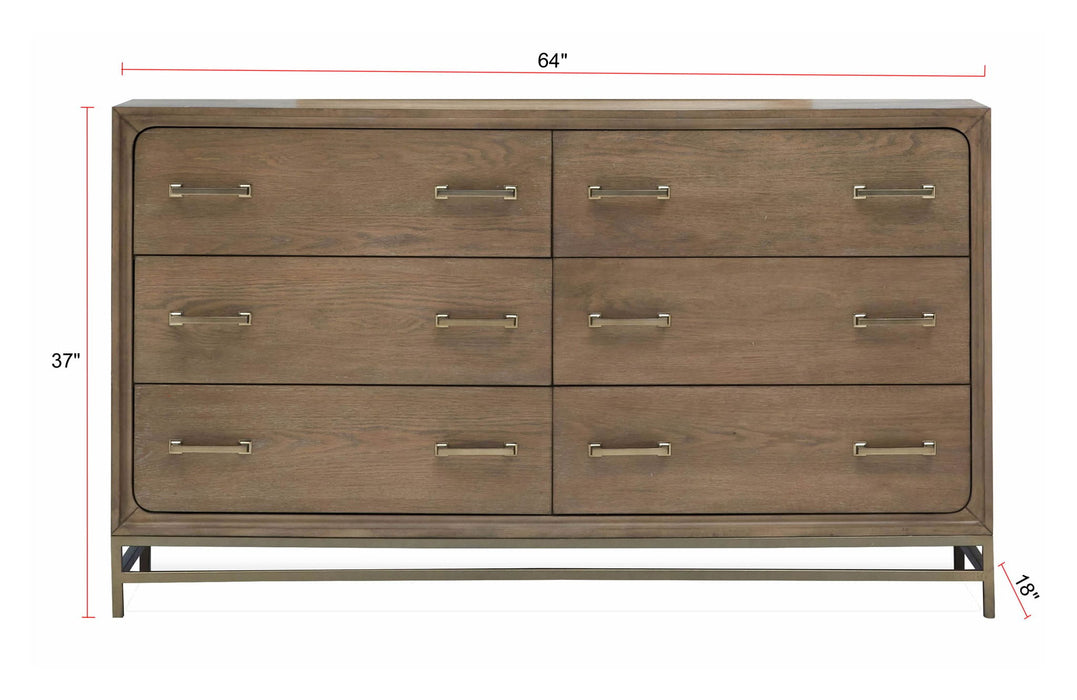 Lindon - Double Drawer Dresser