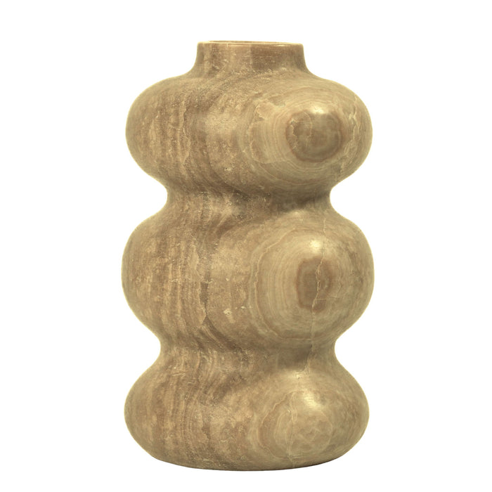 Marble Swell Vase - Dark Onyx