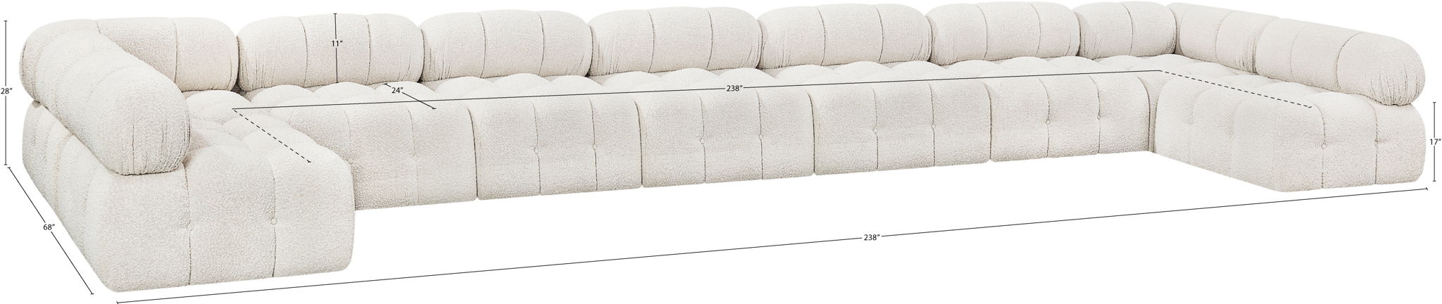 Ames - 9 Piece Modular Sectional