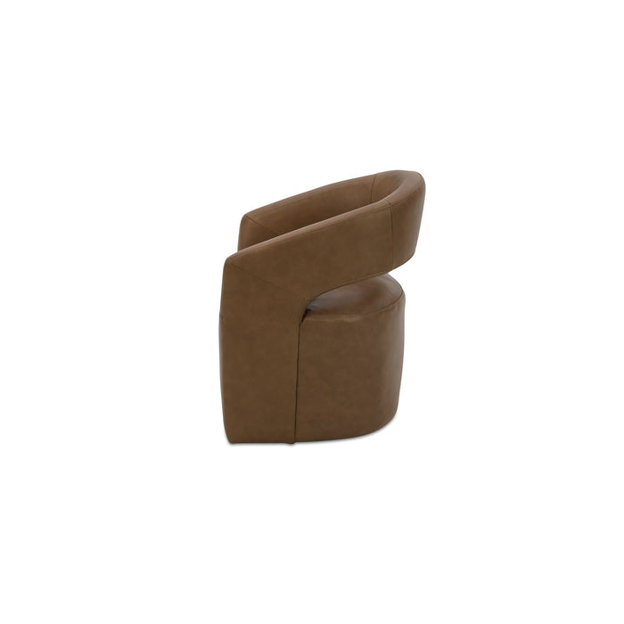 Barrow - Rolling Dining Chair - Tan