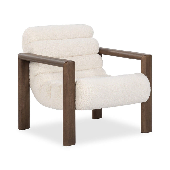 Dahlia - Accent Chair - Ivory Fleece