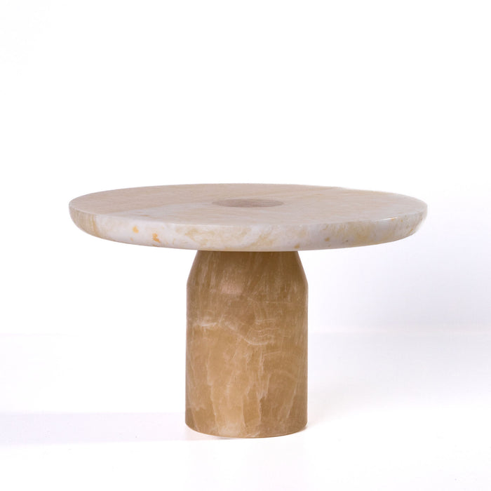 Marble Cakestand - Yellow Onyx