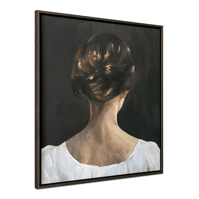 Intrepid - Framed Painting - Black