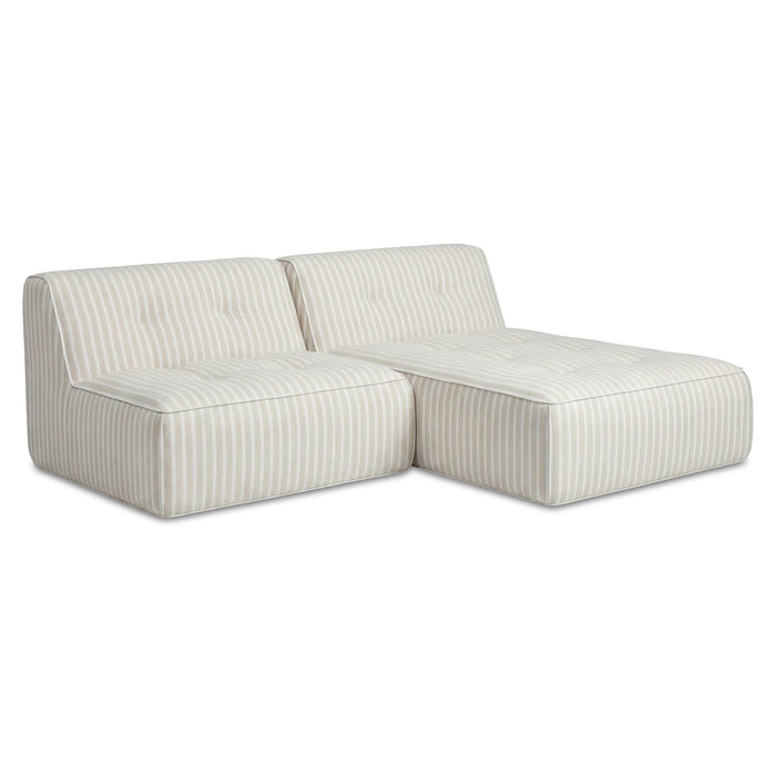 Sunseeker - 2 Piece Outdoor Nook - Brown Stripe