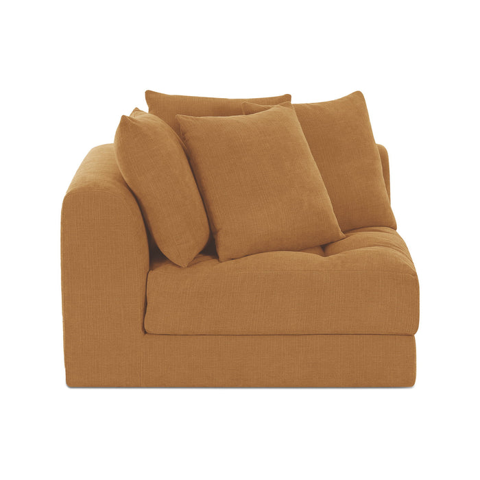 Davie - Corner Chair - Golden Yellow