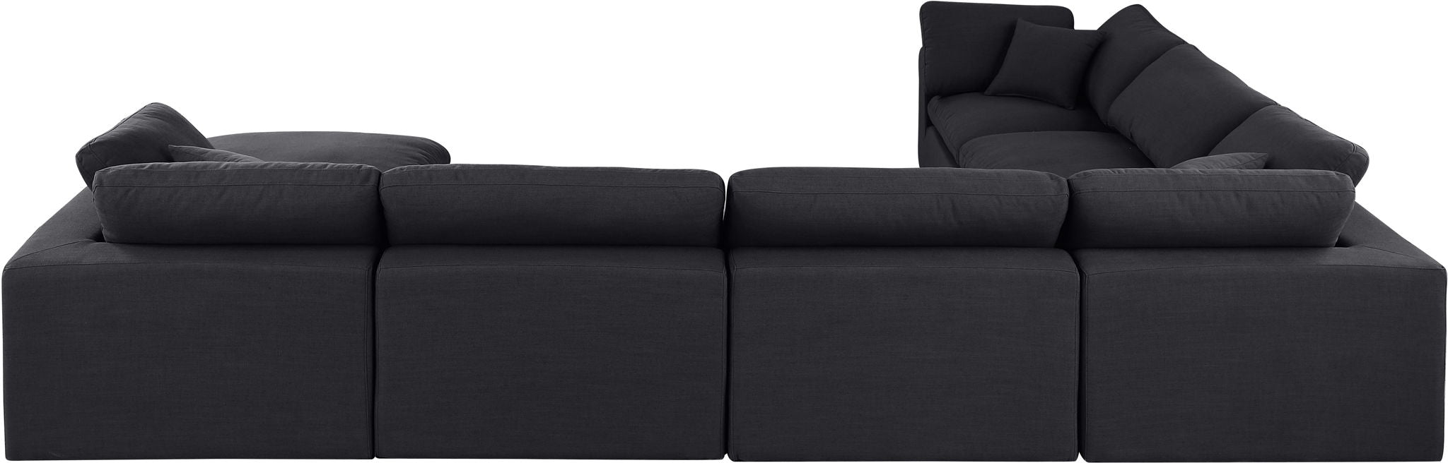 Comfy - 7 Piece Linen Modular Sectional With Chaise