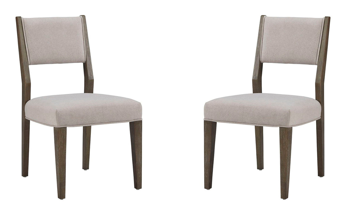 Kavanaugh - Dining Side Chair With Upholstered Seat& Back With o Slats (Set of 2) - Gray