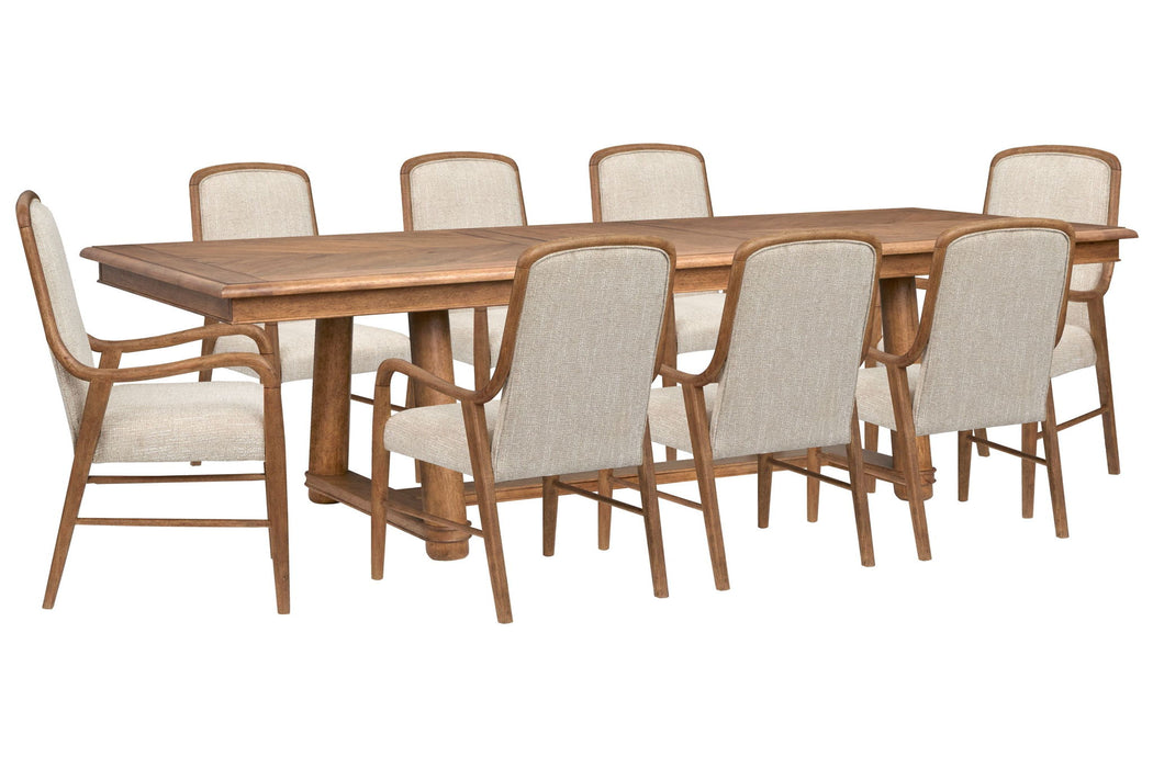 Woodward - Trestle Extendable Dining Table Set