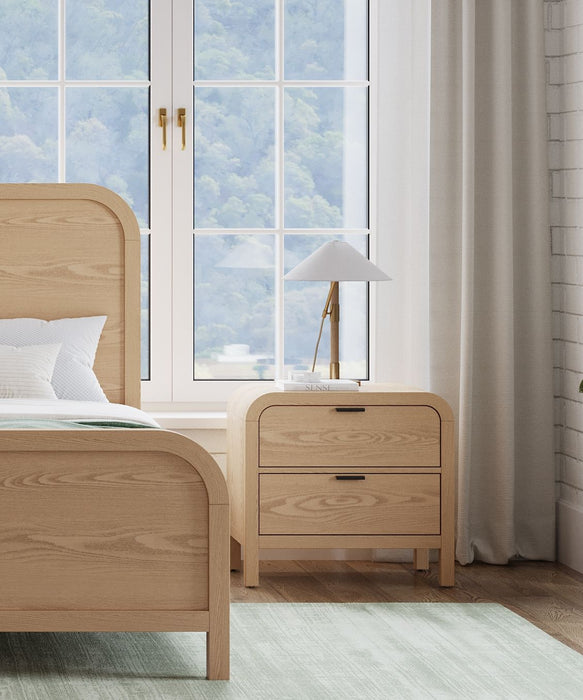 Drake 2-Drw Nightstand W/USB - Timber