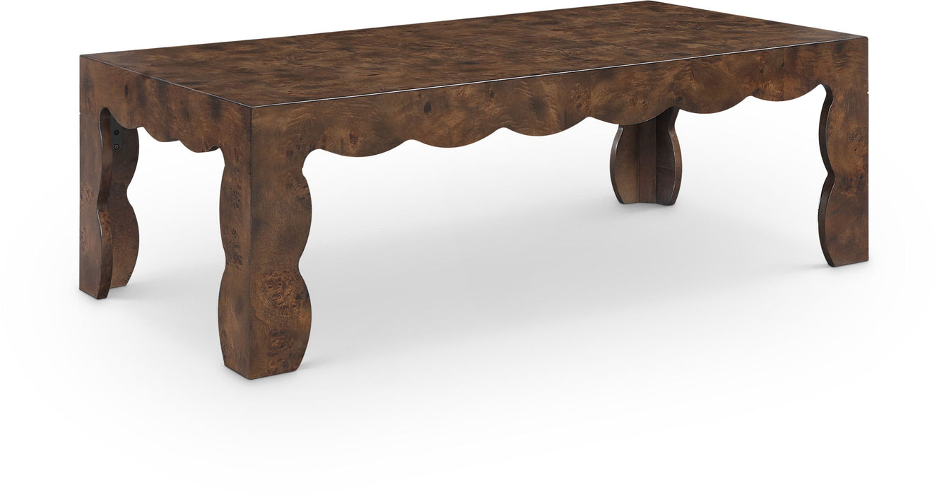 Vassa - Burl Veneer Coffee Table