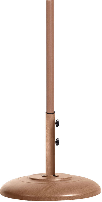 Fiji - Aluminum Patio Umbrella With Round Teak Base