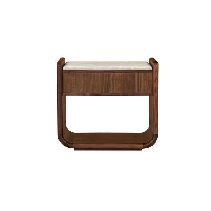 Enns - Nightstand - Dark Brown