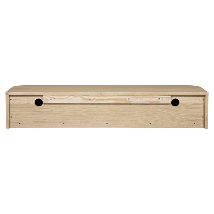 Round - Off Floating Console Table - Natural