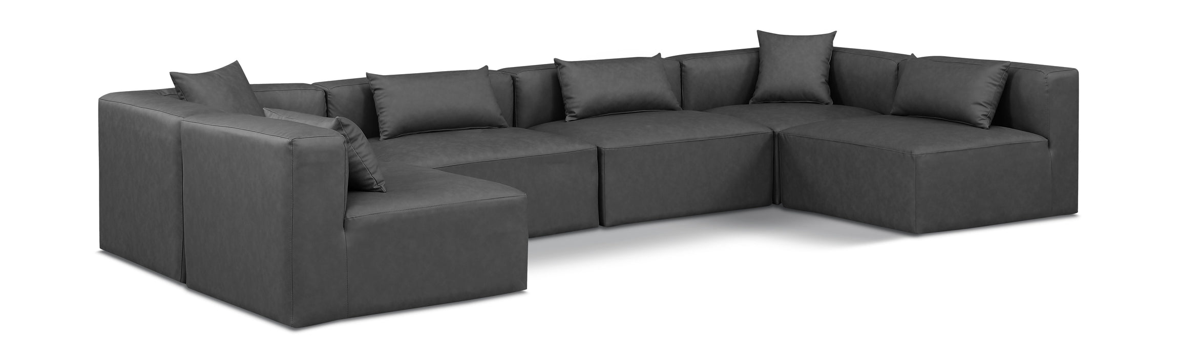 Cube - 6 Piece Modular Armless Sectional
