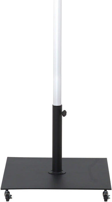 Fiji - Aluminum Patio Umbrella With Square Black And White Base