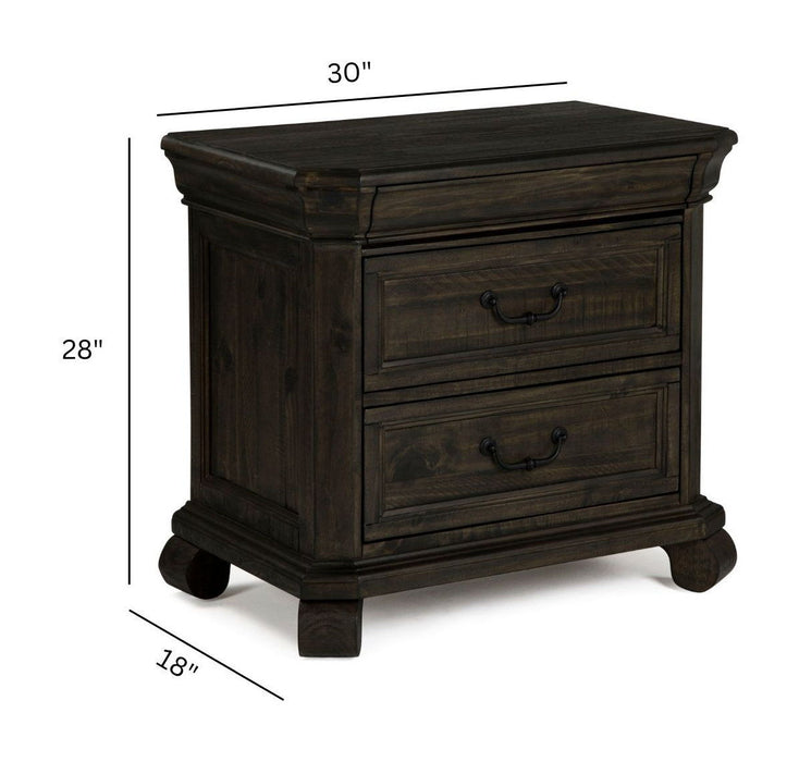 Bellamy - Drawer Nightstand - Peppercorn