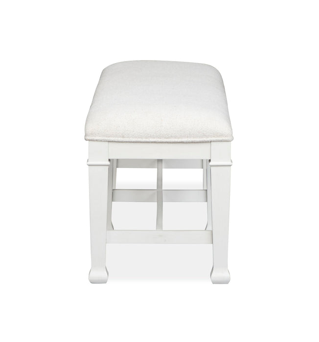 Kingston - Bench - Whisper White And Cerused Nutmeg