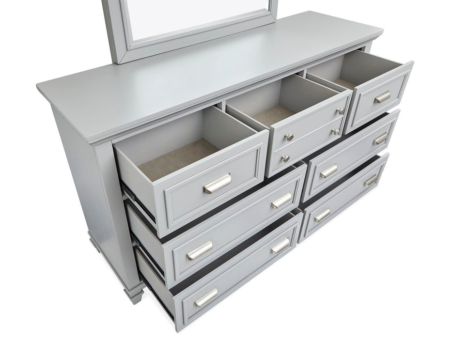 Charleston - Drawer Dresser With Landscape Mirror