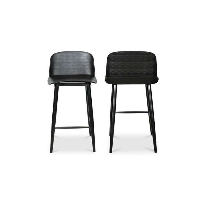 Looey - Counter Stool (Set of 2) - Black