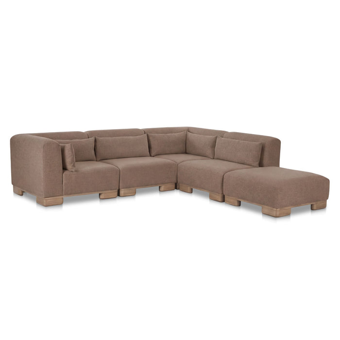 June - Dream Modular Sectional - Dark Brown