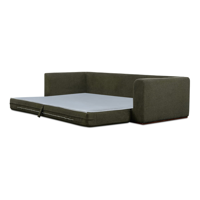 Rue - Sleeper Sofa - Deep Green