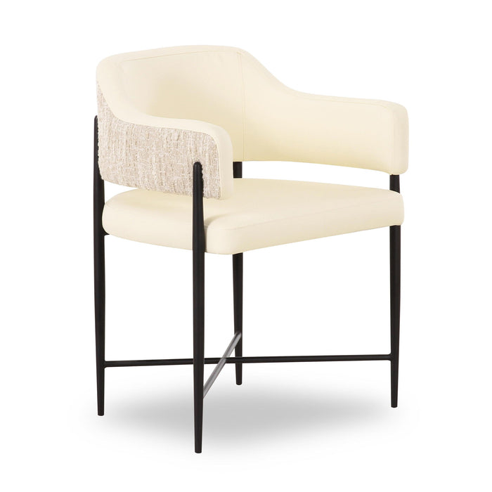 Sezanne - Vegan Leather 2-Tone Dining Chair
