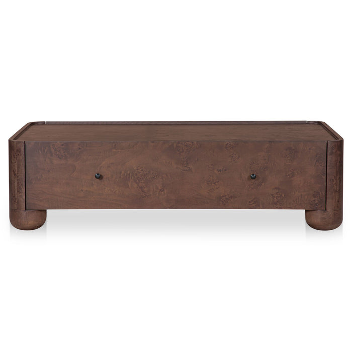 Gibson - Coffee Table - Burl / Brown