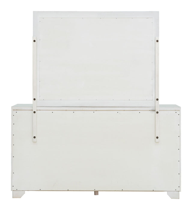 Camila - Dresser and Mirror - Creamy White