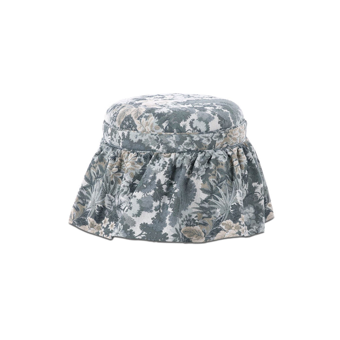 Heidi - Storage Ottoman Tapestry - Blue / Gray