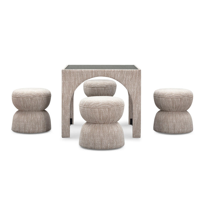 Tomlin - Game Table And Ottoman Set