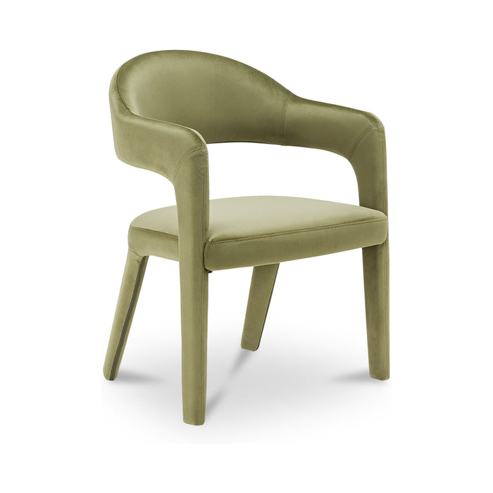 Martens - Dining Chair Velvet - Green