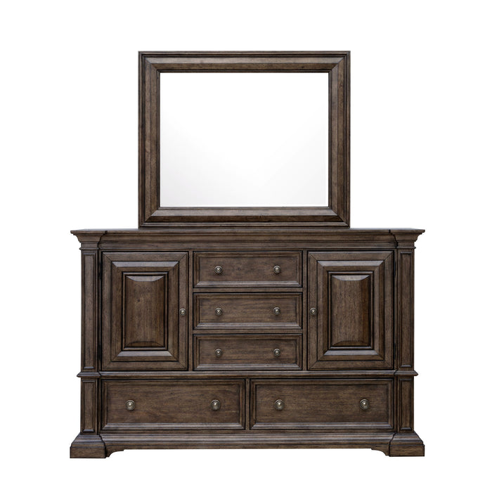 Woodbury - 5-Drawer Dresser With Cabinets