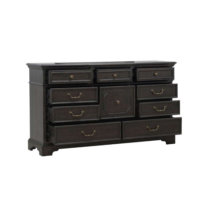 Hickory Creek - 10 Drawer Dresser - Brown
