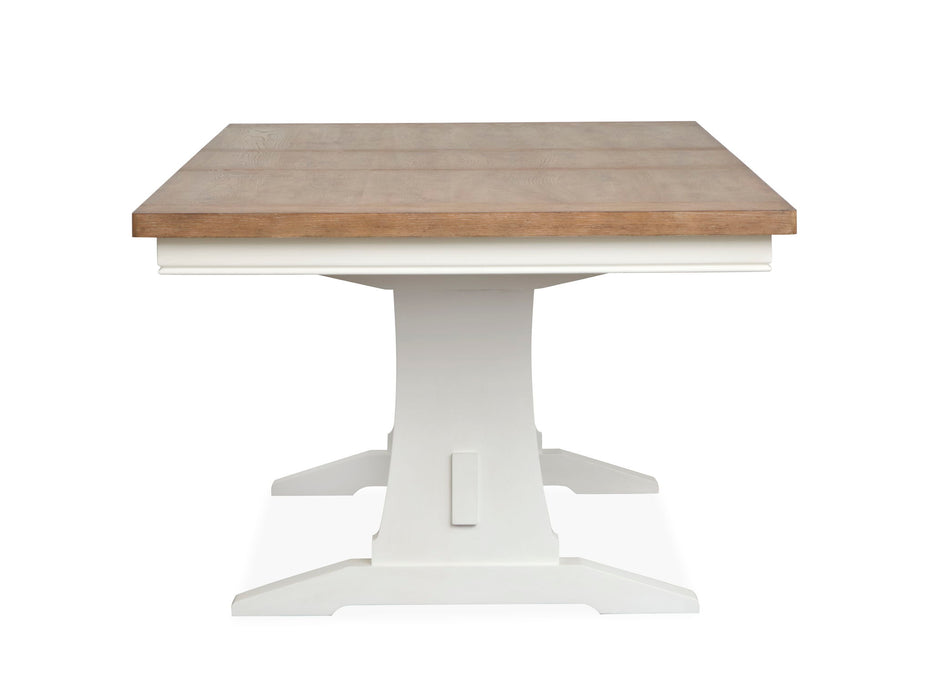 Kingston - Extendable Trestle Dining Table Set