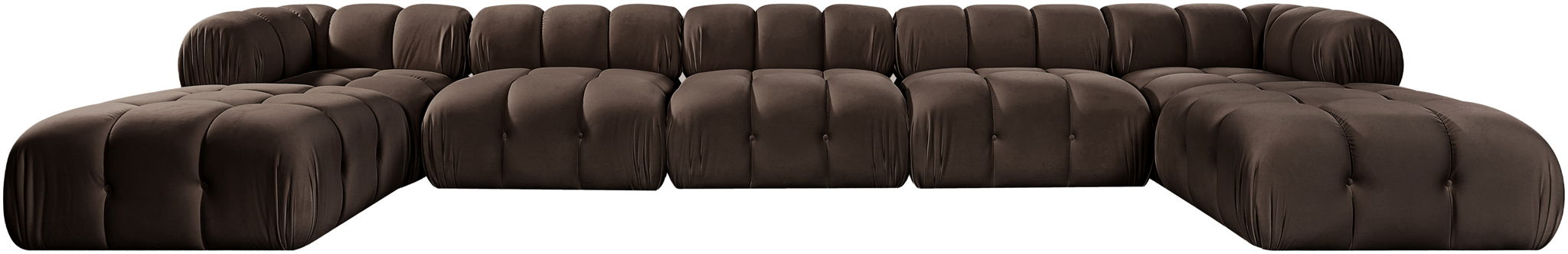 Orin - 7 Piece Modular Sectional (3 Modular Chairs, 2 Corner Chairs & 2 Ottomans)