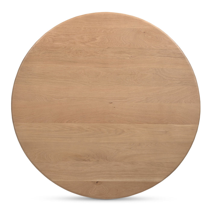 Treccia - Round Coffee Table - Oak