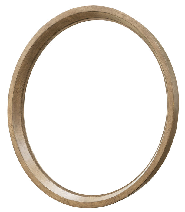Leeza - Round Mirror - Brown