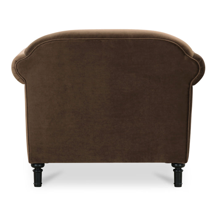 Harmony - Fabric Accent Chair - Dark Brown