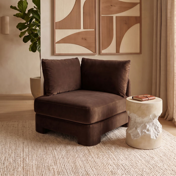 Hammond - Velvet Performance Fabric Upholstered Chair