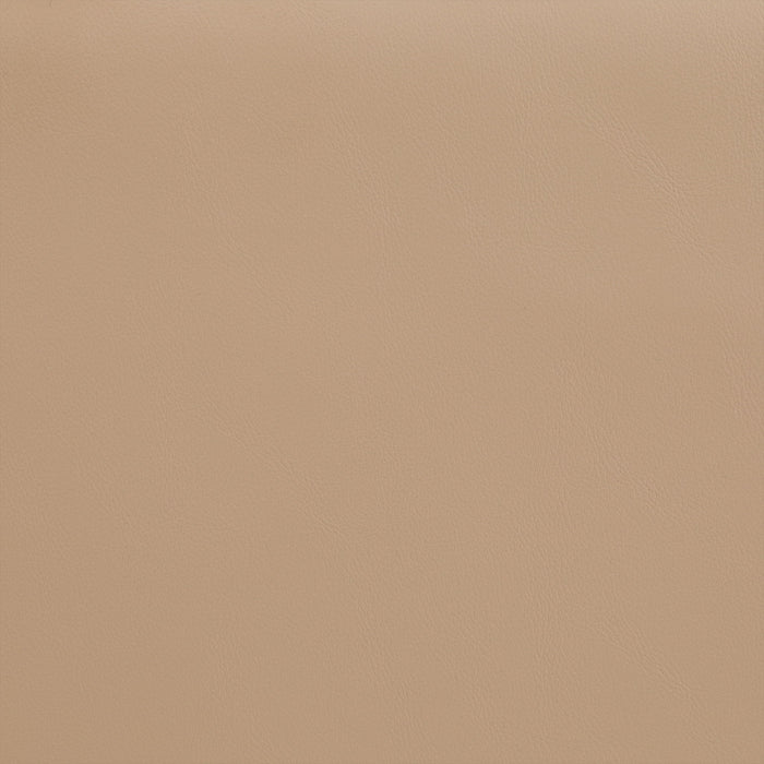 Comfy - Faux Leather Ottoman - Tan
