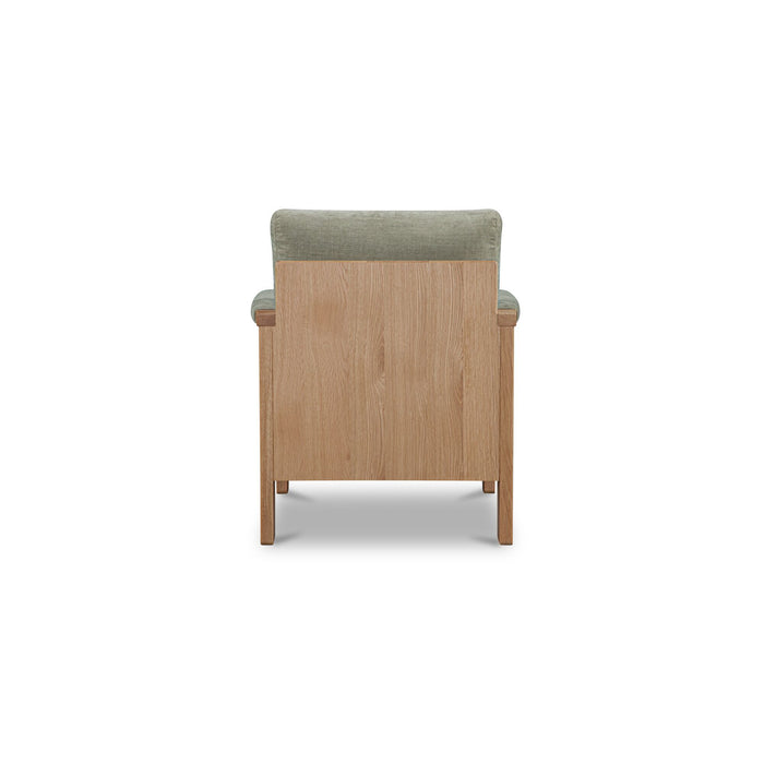 Bauer - Accent Chair - Sage Green / Light Brown
